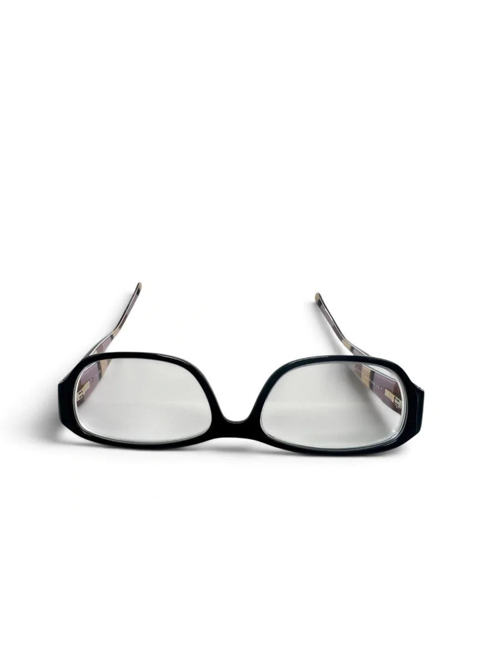 Kate Spade New York Karly Eyeglasses Black Rectangular Plaid Temples 135